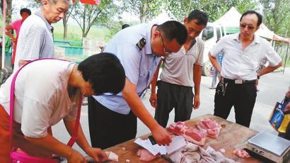 遏制病害肉、注水肉進入市場